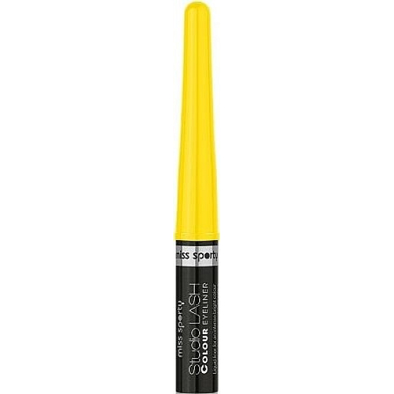 Miss Sports Studio Lash Color flüssiger Eyeliner 004 Neongelb 3,5 ml