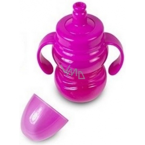 Erste Schritte Sipper Cup 12+ Flasche mit Saugnapf und zwei Griffen für Kinder rosa 300 ml
