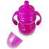 Erste Schritte Sipper Cup 12+ Flasche mit Saugnapf und zwei Griffen für Kinder rosa 300 ml