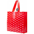 RSW Einkaufstasche mit Aufdruck 43 x 40 x 13 cm Punkte rot