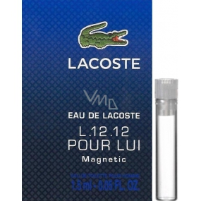 Lacoste Eau de Lacoste L.12.12 Gießen Sie Lui Magnetic Eau de Toilette für Männer 1,5 ml, Fläschchen