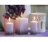 Lima Lavendel Duftkerze hellvioletter Zylinder 60 x 90 mm 1 Stück