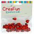 CreaFun Holzdekorationen Marienkäfer 1 x 1,3 cm 40 Stück