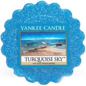Yankee Candle Turquoise Sky - Türkisfarbener Himmel Duftwachs für Duftlampe 22 g