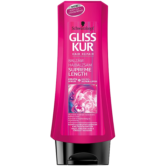 Gliss Kur Supreme Length Balsam für langes, zu Schäden und Spliss neigendes Haar 200 ml