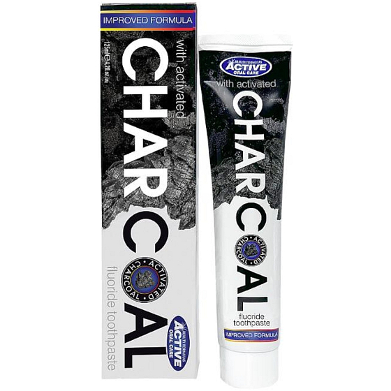 Beauty Formulas Charcoal Zahnpasta mit Aktivkohle 125 ml
