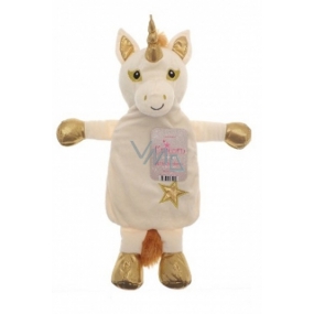 Wildlife Warmers Thermophore Heizflasche für Kinder Golden Unicorn 1 l