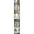 Zöwie Geschenkpapier 70 x 150 cm Weihnachtsgold, Silber, weiße Streifen