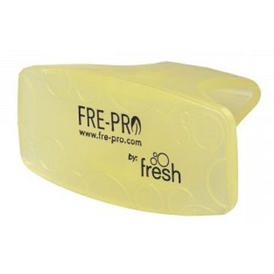 Fre Pro Bowl Clip Zitrus duftender Toilettenvorhang gelb 10 x 5 x 6 cm 55 g