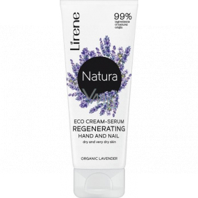 Lirene Natura ECO Lavendel regenerierendes Serum für Hände und Nägel 75 ml