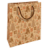 Nekupto Geschenk Kraftbeutel 25 x 8 x 19 cm Weihnachtsbäume mit Geschenken 594 WKHM