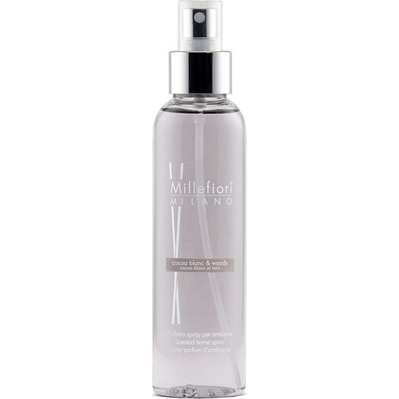 Millefiori Milano Naturkakao Blanc & Woods - Weißer Kakao und Holz Home Spray 150 ml