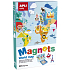 Apli Bildungsspiel mit Magneten - Weltkarte 40 Magnete Alter 3+