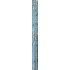 Ditipo Silent Winter Geschenkpapier 70 x 200 cm Hellblau mit weißen Zweigen und goldenen Ornamenten