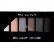 My Magic Studio Smoky Eyeshadow Palette 6 Farben + Applikator 6,3 g