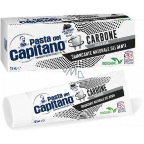 Pasta Del Capitano Carbone Zahnpasta für die Wiederherstellung der natürlichen Weißheit der Zähne 75 ml