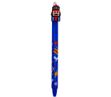 Colorino Gummikugelschreiber Christmas Nutcracker dunkelblau blaue Mine 0,5 mm