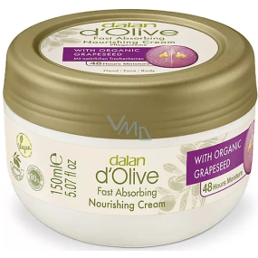 Dalan d Olive Nourishing Cream Hand- und Körperfeuchtigkeitspflege mit Traubenkernextrakt 150 ml