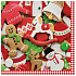 Papierservietten 3 Lagen 33 x 33 cm 20 Stück Weihnachtslebkuchen