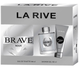 La Rive Brave Man Eau de Toilette 100 ml + Duschgel 100 ml, Geschenkset für Männer