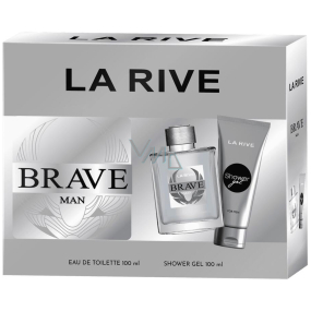La Rive Brave Man Eau de Toilette 100 ml + Duschgel 100 ml, Geschenkset für Männer