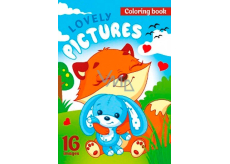 Ditipo Malbuch für Kinder Lovely Pictures 16 Seiten A4 210 x 297 mm