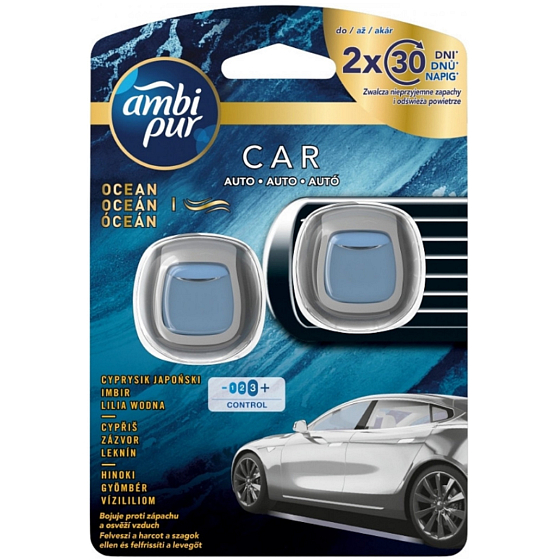 Ambi Pur Jaguar Ocean Auto-Lufterfrischer 2 x 2 ml