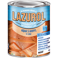 Lazurol Aqua S Akryl mat lack auf Holz V1302, 0,6 kg