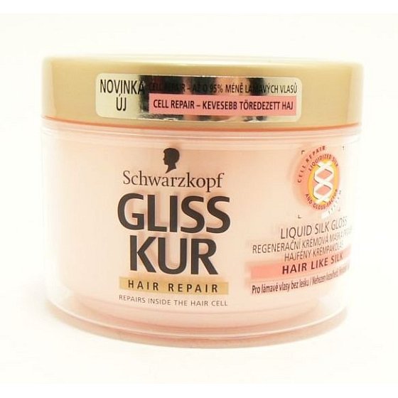 Gliss Kur Liquid Silk Gloss für Glanz Haarcreme Maske 200 ml