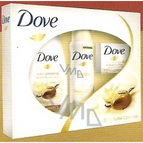 Dove Sheabutter und Vanille Deodorant Spray 150 ml + Duschgel 250 ml + Toilettenseife 100 g, Kosmetikset