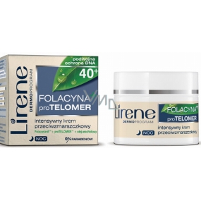 Lirene Folacin Intense 40+ Nacht regenerierende Anti-Falten-Creme 50 ml