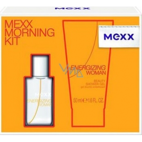Mexx Energizing Woman Eau de Toilette 15 ml + Duschgel 50 ml, Geschenkset