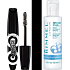 Rimmel London Scandaleyes Retro Glam Mascara 001 Schwarz 12 ml + Schminke Augen Make-up Entferner Augen Make-up Entferner 125 ml, Kosmetik Set