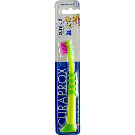Curaprox Curakid CK 4260 Ultra Soft die weichste Variante bot Zahnbürste in verschiedenen Farben für Kinder 1 Stück