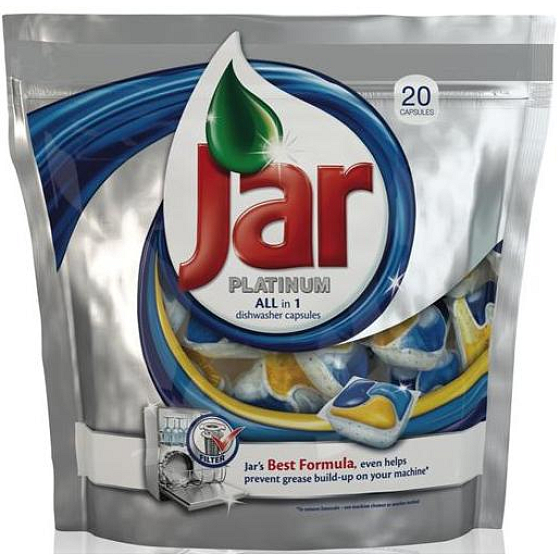 Jar Platinum All in 1 Geschirrspüler Kapseln 20 Stück