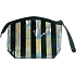 Etue Silber schwarzer Streifen 22 x 16 x 7 cm 70450