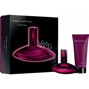 Calvin Klein Deep Euphoria parfümiertes Wasser für Frauen 50 ml + Körperlotion 100 ml, Geschenkset