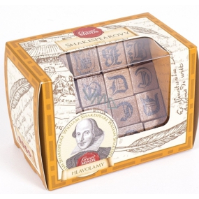Albi Great Minds Shakespeare Holzpuzzle 4,8 x 4,8 x 7,6 cm