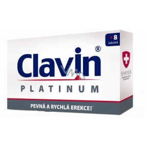 Clavin Platinum feste und schnelle Erektionskapsel von 8 Stück