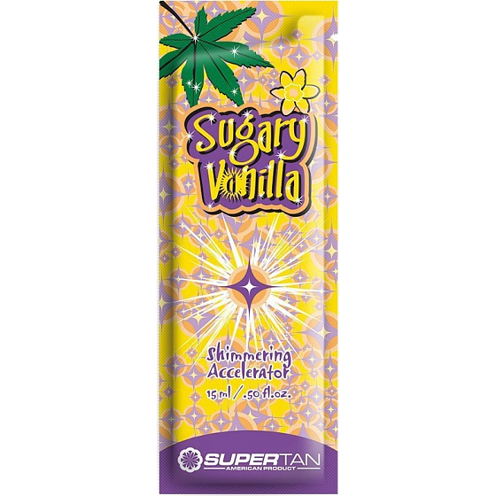 SuperTan Super Sensations Zuckerhaltiger Vanille-Einweg-Solariumbeutel 15 ml