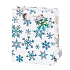 BSB Luxus Geschenk Papiertüte 36 x 26 x 14 cm Weihnachten Eiskristalle VDT 404 - A5