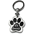 Nekupto Pets Schlüsselanhänger in Form von einer Pfote Dackel 40 x 85 x 3 mm