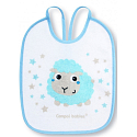 Canpol Babys Bunny & Company Terry / PVC Lätzchen für Kinder ab 0 Monaten 3 Stück