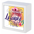 Nekupto Geschenkbox Rest heilt Spa-Fonds 16 x 16 x 6 cm