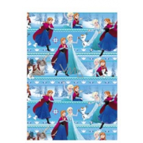 Ditipo Geschenkpapier 70 x 200 cm Weihnachten Disney Ice Kingdom blau