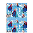 Ditipo Geschenkpapier 70 x 200 cm Weihnachten Disney Ice Kingdom blau