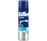 Gillette Series 3x Sensitive Cool Rasiergel für Männer 200 ml
