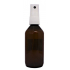 Sprühen Sie Plastikflasche braun nachfüllbar teilweise transparent 50 ml