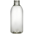 Fläschchen transparent, aus Kunststoff, mit Verschluss, Durchmesser 28 mm, 200 ml
