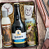 Böhmen Geschenke Jagderfolg für Jäger Duschgel 200 ml + Bier Landskron Pilsen 0,33 l + Energy Drink 250 ml + Keramikbecher 0,5 cl + Öffner + Blechetui, Kosmetikset
